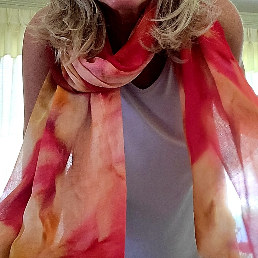 ●💰SOLD! ☆HP!!●Luxury scarf/wrap/shawls wearable art BNWT - Picture 6 of 11